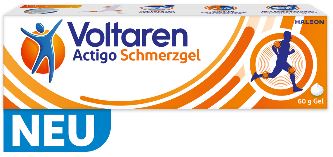 Voltaren Actigo Schmerzgel:<br/> Aktiv gegen Schmerzen