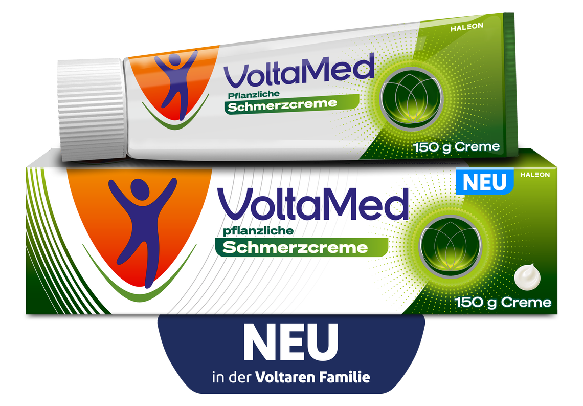 NEU in der Voltaren Familie: VoltaMed pflanzliche Schmerzcreme